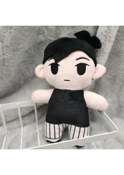 Omori Peluş Kovboy Bebop Peluş Siyah Saçlı Küçük Adam Peluş Oyuncak (Yurt Dışından)