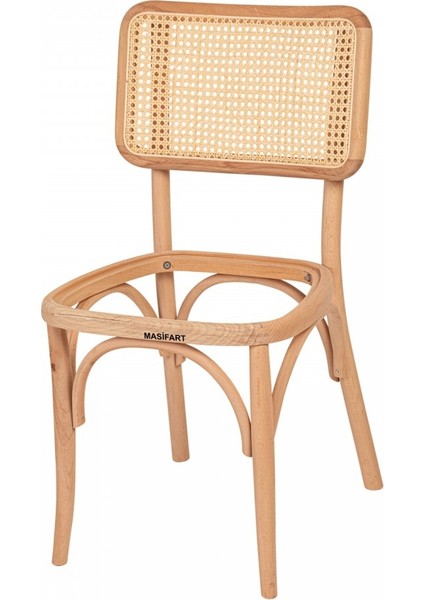 Twelv Sofa Hasırlı Sandalye Cilasız Ham