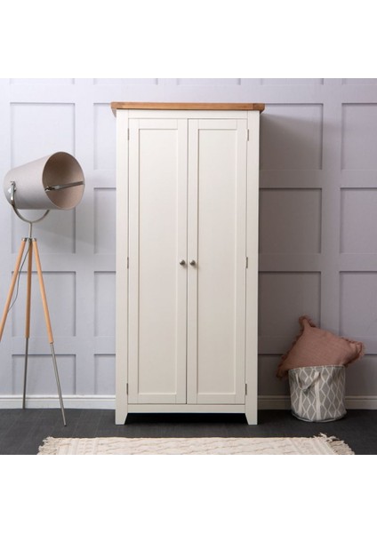 Della 2 Kapaklı 90 cm Giysi Dolabı