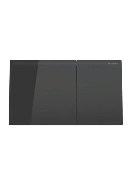 Kumanda Kapağı SIGMA70 Çift Basmalı Siyah Cam - 115.622.SJ.1