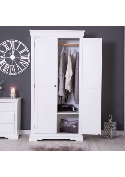Adella 2 Kapaklı Giysi Dolabı