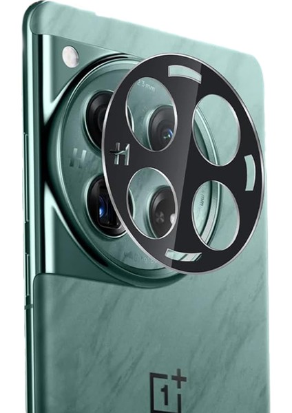 Oneplus 12 5G Uyumlu Kamera Lens Koruma Halkası - Kapalı Tasarım -Siyah Al3401