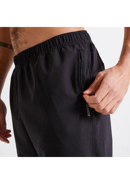 Domyos Erkek Siyah Regular Eşofman Altı - Fitness fırsatları