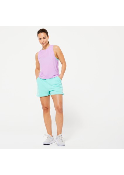 Domyos Kadın Lila Crop Top Atlet - Fitness Hafif Antrenman fiyatları