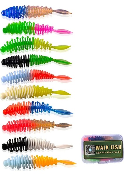 K 11 Stili Yürüyüş Fısh Lot G Silikon Yumuşak Solucan Yemi Olasılıkları Balıkçılık Cazibesi Pesca Isca Yapay Wobblers Çekici Yumuşak Yem (Yurt Dışından)