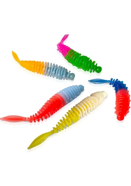 K 11 Stili Yürüyüş Fısh Lot G Silikon Yumuşak Solucan Yemi Olasılıkları Balıkçılık Cazibesi Pesca Isca Yapay Wobblers Çekici Yumuşak Yem (Yurt Dışından) indirimleri