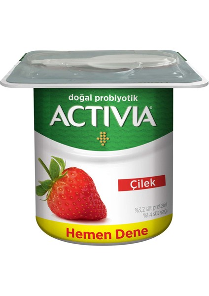 Çilekli %1,4 Yağlı Probiyotikli Yoğurt 100 G