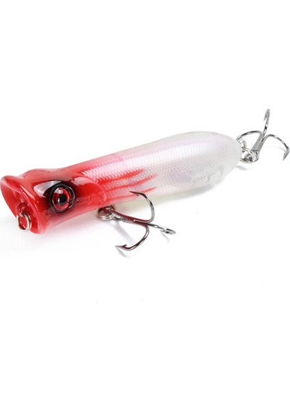 No.8 Stili Opper Balıkçılık Cazibesi Wobblers 3D Gözler 8cg Topwater Sert Iscas Yapay Plastik Yem Crankbait Pesca Sazan Balıkçılığı (Yurt Dışından)