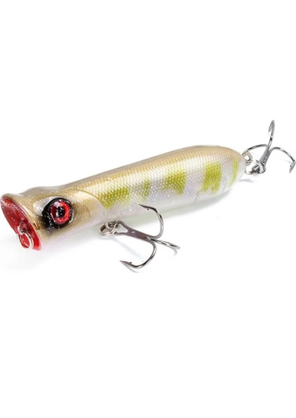 No.8 Stili Opper Balıkçılık Cazibesi Wobblers 3D Gözler 8cg Topwater Sert Iscas Yapay Plastik Yem Crankbait Pesca Sazan Balıkçılığı (Yurt Dışından) fırsatları