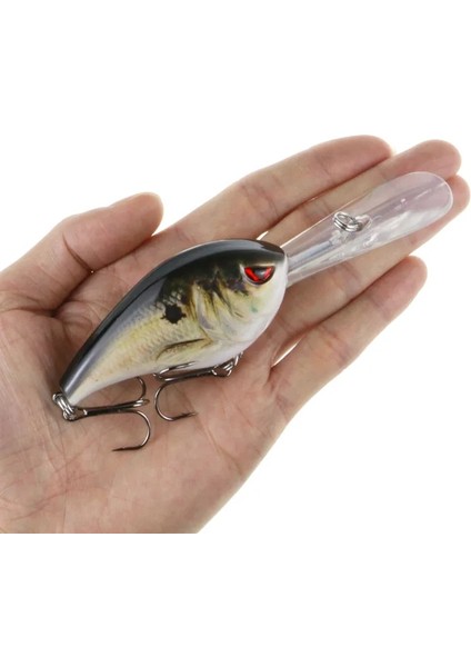 Renk 6 Tarzı Büyük Gerçekçi Wobblers Balıkçılık Cazibesi Yüzen Derin Dalış Crankbait Tatlı Su Tuzlu Su Deniz Balıkçılığı Çıngırakları Için Krank Yemi (Yurt Dışından)