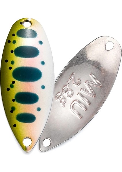 F Stili 3.5g Lthtug Pesca Akışı Yemi Alabalık Kaşığı Yemi Mıu 2.2g 2.8g 3.5g Er Bakır Metal Balıkçılık Kaşığı Alabalık Levrek Pike Somonu Için Cazibesi (Yurt Dışından)