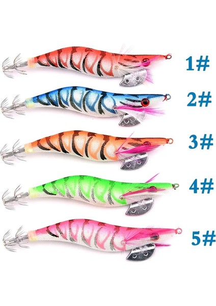 Kırmızı Stil 3.0-14G-11.5CM 1 Adet Aydınlık Kalamar Jig Balıkçılık Ahşap Karides Cazibesi Kalamar Mürekkepbalığı Jig Lureerbait Balıkçılık Yemleri (Yurt Dışından) fırsatları