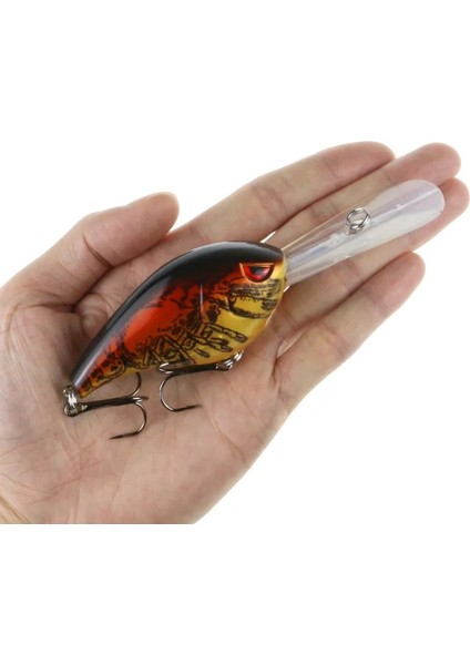 Renk 5 Tarzı Büyük Gerçekçi Wobblers Balıkçılık Cazibesi Yüzen Derin Dalış Crankbait Tatlı Su Tuzlu Su Deniz Balıkçılığı Çıngırakları Için Krank Yemi (Yurt Dışından)