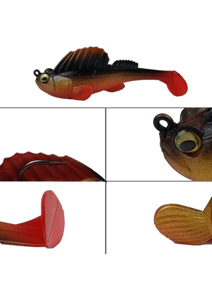 F Stili 6.7g Zury Son Simülasyon Balıkçılık Cazibesi Yapay Silikon Yem Yumuşak Yem 12 Renk Kış Balıkçılık Yemi Fihsing Lures (Yurt Dışından) indirimleri