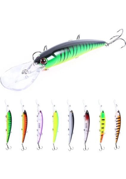 No.3 Tarzı 1 Adet Minnow Balıkçılık Cazibesi Lazer Sert Yapay Yem 3D Gözler 16 cm 21G Balıkçılık Wobblers Pike Sazan Yemi Crankbaits Olta Takımı (Yurt Dışından) fırsatları