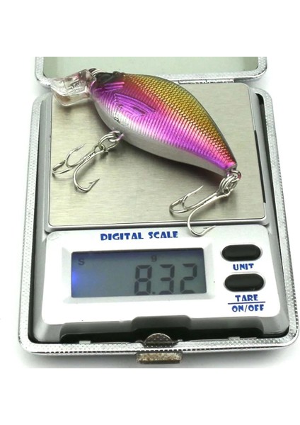 No.4 Tarzı Hengjıa Lazer Crankbait Minnow Balıkçılık Cazibesi 6.5cm 8.4g Pesca Hooks Balık Wobbler Mücadele (Yurt Dışından)