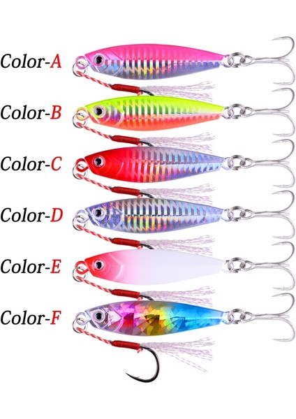 E-2 Kanca Stili ile 30G Metal Er Jig Sert Yem 7gggggg Tuzlu Su Jig Balıkçılık Cazibesi Lazer Vücut Batan Yemler Sazan Olta Takımı (Yurt Dışından) fırsatları