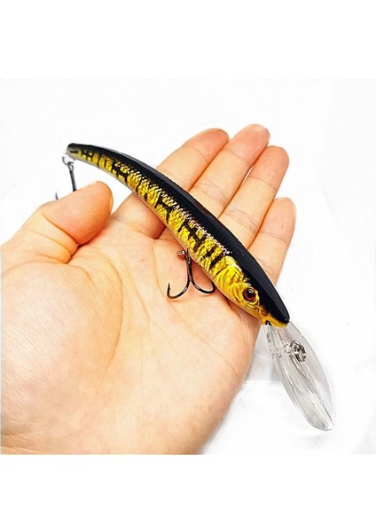 No.1 Tarzı 1 Adet Wobbler Balıkçılık LURES15.5CMG Yapay Sert Yem Minnow Crankbait Yüzmek Bas Trolling Pike Sazan Olta Takımı Balık Yemi (Yurt Dışından) modelleri