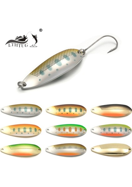 E Stili Lthtug Ds Lıne Kaşık 6.5g Rout Yem Akışı Lures Bakır Metal Balıkçılık Alabalık Pike Levrek Somon Için Lures Lures (Yurt Dışından) fiyatları