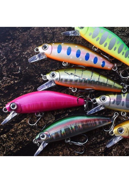 E Stili 48.8mm 4.5g Lthtug Küçük Balıkçılık Yemleri Wobblers Pesca Gg Dere Batan Minnow Sert Yem Levrek Turna Pike Somon Alabalık Levrek (Yurt Dışından)