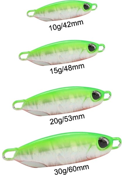 Bir Stil 20G Metal Jig Balıkçılık Cazibesi Trolling Sert Yem Bas Balıkçılık Yemi Takımları Alabalık Yavaş Jig Yemi Yemleri Jigs Pêche En Mer Micro Jig (Yurt Dışından)