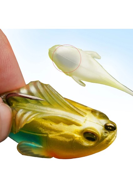 H Tarzı 6.7g Zury Son Simülasyon Balıkçılık Cazibesi Yapay Silikon Yem Yumuşak Yem 12 Renk Kış Balıkçılık Yemi Fihsing Lures (Yurt Dışından) fırsatları