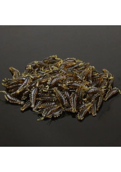D Stili 20 Adet Adet Yumuşak Silikon Karides Balık Tutma Yemleri 2.8cm 0.3g Küçük Açık Yeşil Tatlı Su Balık Tutma Karides Yemi Kızdırma Aydınlık Yeni Tasarım (Yurt Dışından)