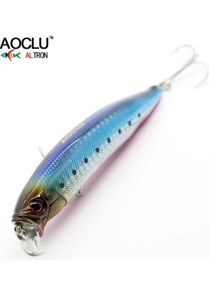 Gümüş CP105 Stili Aoclu Wobblers Jerkbait 10.5cg Sert Yem Minnow Krank Yem Popper Balıkçılık Cazibesi Uzun Döküm Için Mıknatıslı Levrek Kancaları (Yurt Dışından)