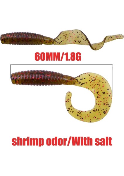 F Stili 5 Adet Uzun Kuyruk Solucan Yumuşak Lures Swimbaits G Jig Wobblers Tuz ile Mücadele Koku Silikon Yapay Yem Bas Sazan Pesca (Yurt Dışından)