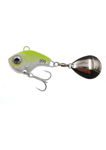 Sarı Stil 15G 1 Adet Dönen Metal Vıb Titreşim Yem Er Kaşık Balıkçılık Lures G Jigs Alabalık Kış Balıkçılık Sert Yemler Pesca Mücadele (Yurt Dışından)