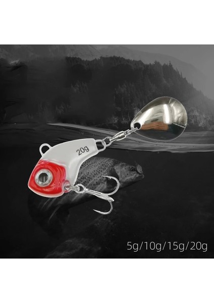 Sarı Stil 15G 1 Adet Dönen Metal Vıb Titreşim Yem Er Kaşık Balıkçılık Lures G Jigs Alabalık Kış Balıkçılık Sert Yemler Pesca Mücadele (Yurt Dışından) indirimleri