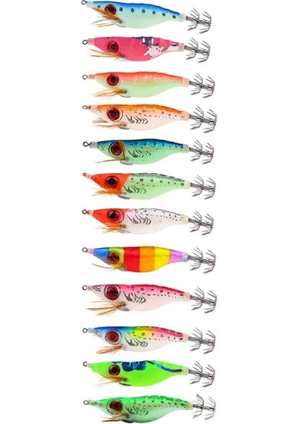 No.11 Stili Bir Kaybında Sert Yem Aydınlık Kalamar Kelepçe Satmak Deniz Balıkçılık Yemi 9.2g 10CM Ahtapot Karides Mürekkepbalığı Kalamar Kanca Matkap (Yurt Dışından) modelleri