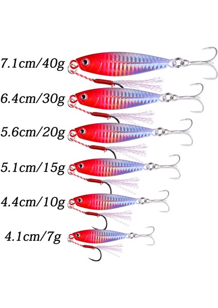 C-2 Kanca Stili ile 7g Metal Er Jig Sert Yem 7gggggg Tuzlu Su Jig Balıkçılık Cazibesi Lazer Vücut Batan Yemler Sazan Olta Takımı (Yurt Dışından) modelleri