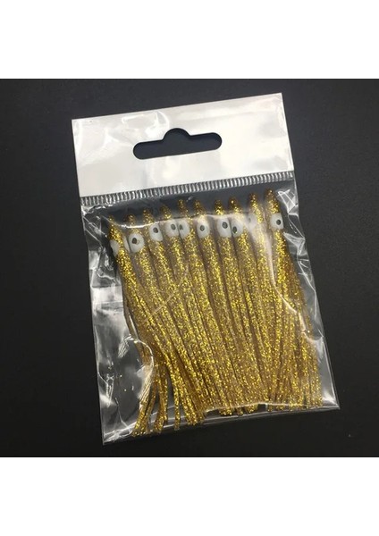 Altın Tarzı 10 Adet * 7 cm Deniz Balıkçılık Silikon Yapay Yumuşak Sabiki Cazibesi Iğne Şeklindeki Ahtapot Etek Kalamar Cazibesi Rig Tuzlu Su Yumuşak Jig Yem (Yurt Dışından)