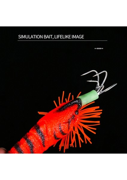 No.1 Tarzı 120MM 21G Aydınlık Yem Kalamar Kancası Ahşap Karides Lures Yumuşak Ayak Jigleri Gerçekçi Simülasyon Silikon Ahtapot Yemi Olta Takımı Ses ile (Yurt Dışından)