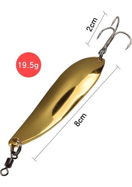 Gümüş Tarzı Lushazer Kaşık Balık Yemi 19G 8cm Metal Yem Bakır Balık Yemi Iscas Yapay Sert Yemler Crap Pesca Erbait (Yurt Dışından) fırsatları