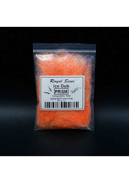Prizma Taze Pembe Tarzı 10 Isteğe Bağlı Renk Fly Bağlama Prizması Ice Dub Işıltı Kristal Yaşayan Fiber Sedefli Buz Dublaj Perisi Gövde ve Göğüs Bağlama Malzemesi (Yurt Dışından)