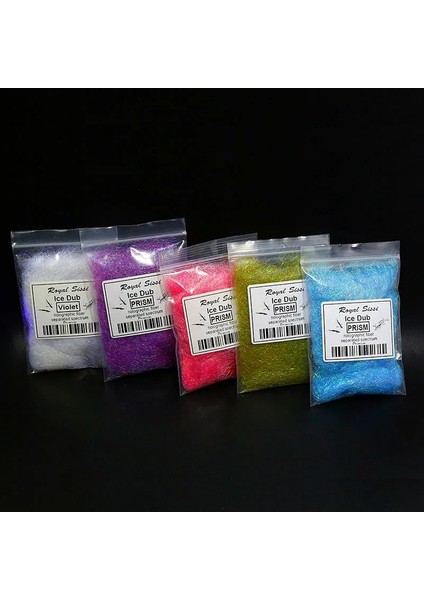 Prizma Taze Pembe Tarzı 10 Isteğe Bağlı Renk Fly Bağlama Prizması Ice Dub Işıltı Kristal Yaşayan Fiber Sedefli Buz Dublaj Perisi Gövde ve Göğüs Bağlama Malzemesi (Yurt Dışından) indirimleri