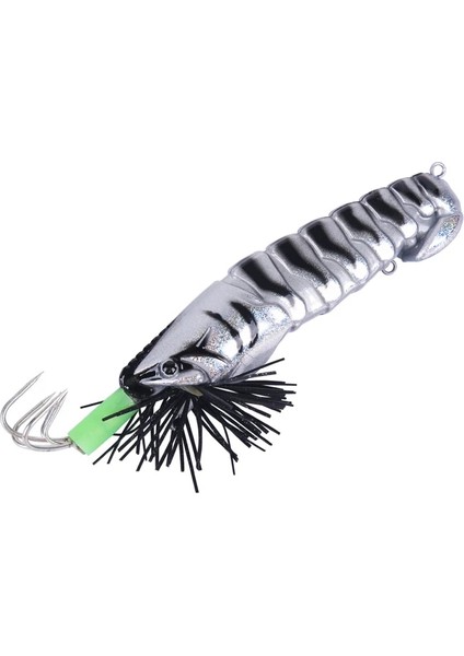 No.3 Tarzı 120MM 21G Aydınlık Yem Kalamar Kancası Ahşap Karides Lures Yumuşak Ayak Jigleri Gerçekçi Simülasyon Silikon Ahtapot Yemi Olta Takımı Ses ile (Yurt Dışından)