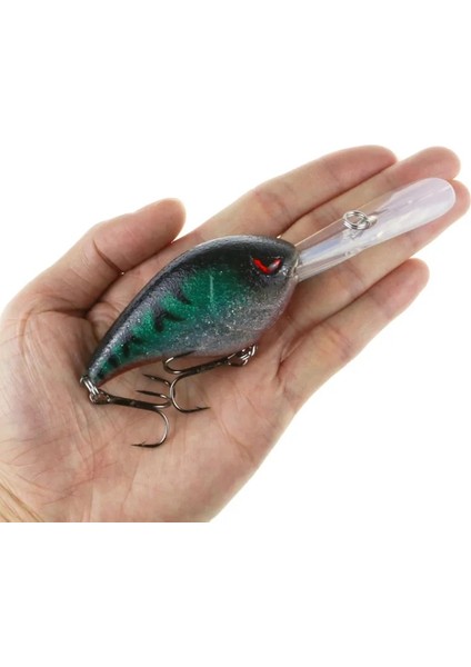 Renk 9 Tarzı Büyük Gerçekçi Wobblers Balıkçılık Cazibesi Yüzen Derin Dalış Crankbait Tatlı Su Tuzlu Su Deniz Balıkçılığı Çıngırakları Için Krank Yemi (Yurt Dışından)
