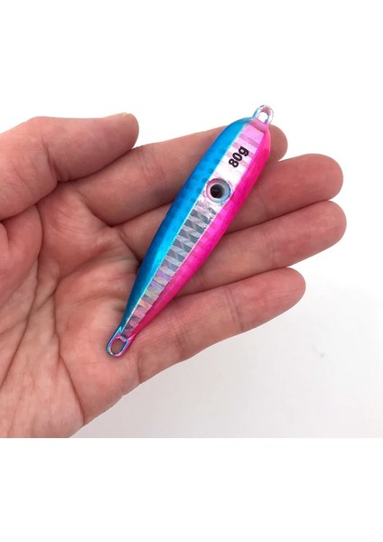 Kanca Stili Olmayan A Rengi 80G Bottomku Jig Cazibesi 40G 60G 80G Derin Deniz Jig Metal Yavaş Jig Kafa Etekleri Kancalar Tatlı Su Tuzlu Su Balıkçılık Cazibesi (Yurt Dışından)