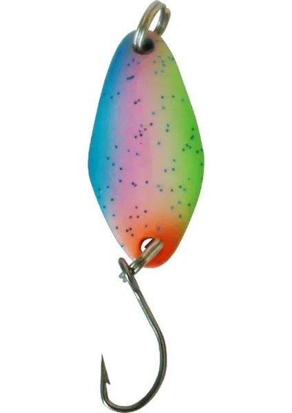 C Stili 2.5g Sıradan Kanca Yeni .5g.5g Glow Balıkçılık Kaşığı Cazibesi Metal Yem Bıçağı Er Alabalık Cazibesi Yapay Pesca Olta Takımı (Yurt Dışından)
