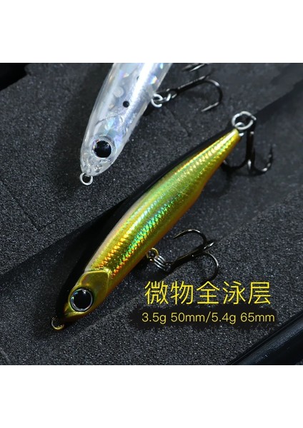 K Tarzı 5.4G65MM Tarih 3.5gg Batan Kalem Balıkçılık Cazibesi Minnow Tatlısu Dere Wobbler Yapay Sert Plastik Alabalık Yemi T (Yurt Dışından) modelleri