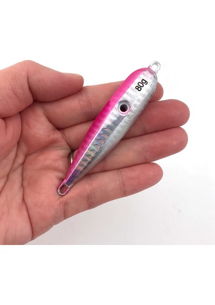 Kanca Stili Olmadan E Rengi 40G Bottomku Jig Cazibesi 40G 60G 80G Derin Deniz Jig Metal Yavaş Jig Kafa Etekleri Kancalar Tatlı Su Tuzlu Su Balıkçılık Cazibesi (Yurt Dışından)