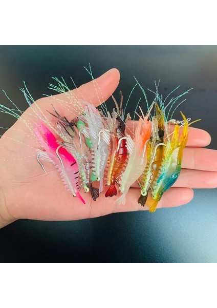 No1 Stili M Aydınlık Karides Silikon Yumuşak Yapay Yem Kancalı Fırdöndüler Anzois Para Pesca Sabiki Kuleleri Olta Takımı (Yurt Dışından) fiyatları