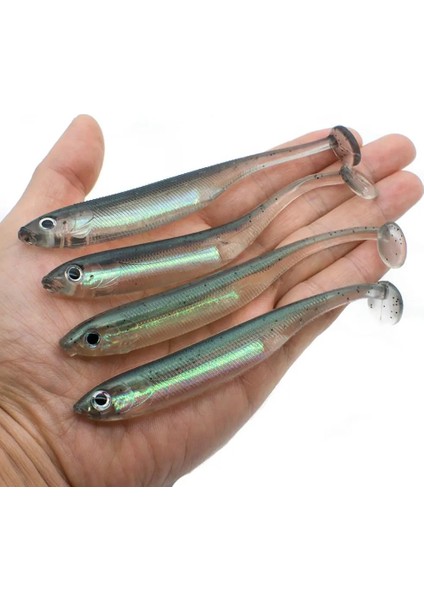 Gri Tarzı 75MM 2.2g Sealurer Oft Balıkçılık Cazibesi Levrek Yapay Yem Silikon Solucan Shad Swimbait Jig Kafa Olta Takımı Balıkçılık Yumuşak Yem (Yurt Dışından)