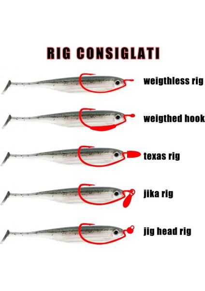 Gri Tarzı 75MM 2.2g Sealurer Oft Balıkçılık Cazibesi Levrek Yapay Yem Silikon Solucan Shad Swimbait Jig Kafa Olta Takımı Balıkçılık Yumuşak Yem (Yurt Dışından)