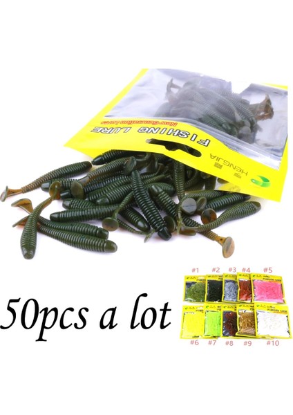 SO033-6 Stili Çanta T Kuyruk Silikon Yumuşak Yem Balıkçılık Yapay Solucanlar Yumuşak Lures Sazan Balıkçılık Aksesuarları (Yurt Dışından) fiyatları