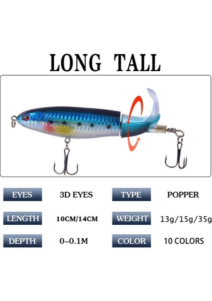 Kırmızı Stil 35G 1 Adet Whopper Popper Balıkçılık Cazibesi 13GGG Crankbaits Balıkçılık Cazibeleri Balıkçılık Için Yapay Yem Yüzen Wobblers Pike Mücadele (Yurt Dışından)