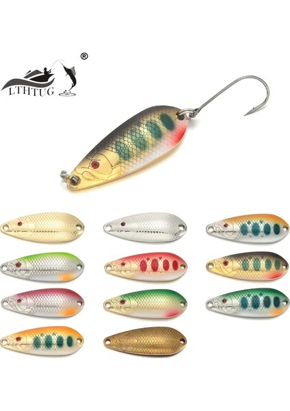 D Stili 42MM 7.8g Lthtug Bakır Emıshı Kaşık Gg Akışı Sert Yem Balıkçılık Cazibeleri Bakır Kaşık Alabalık Pike Levrek Için Cazibesi (Yurt Dışından)